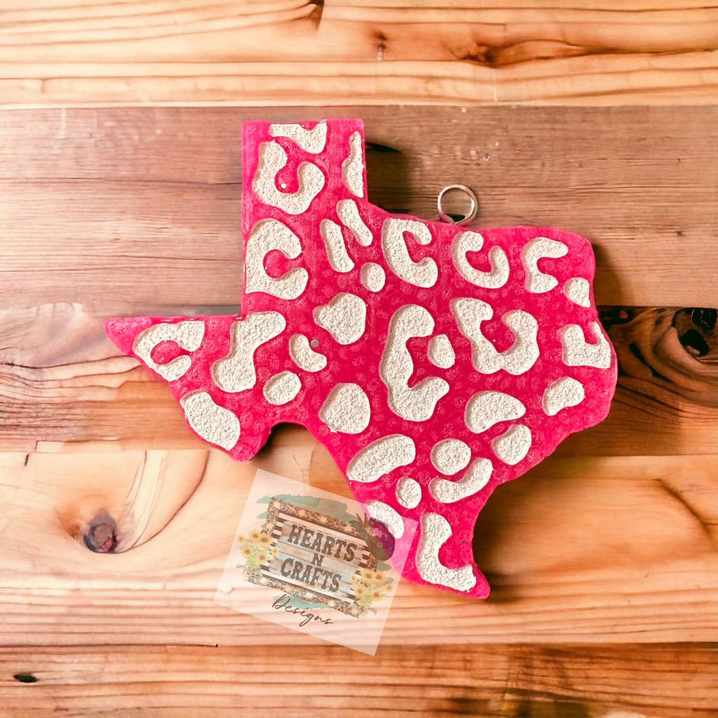 Texas Leopard Print Car Freshie