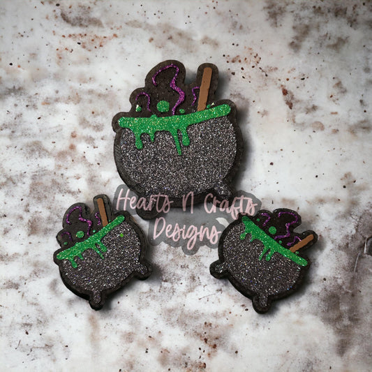 Cauldron w/ Vent Clips Car Freshie Set