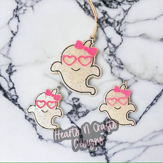 Girlie Ghosts w/ Vent Clips Car Freshie Set