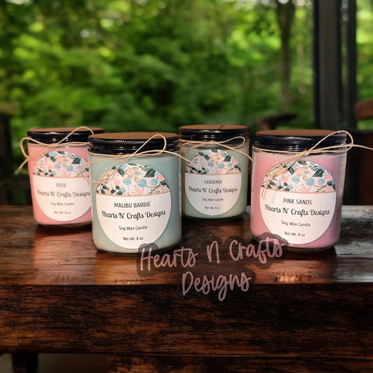8 oz Soy Wax Candles