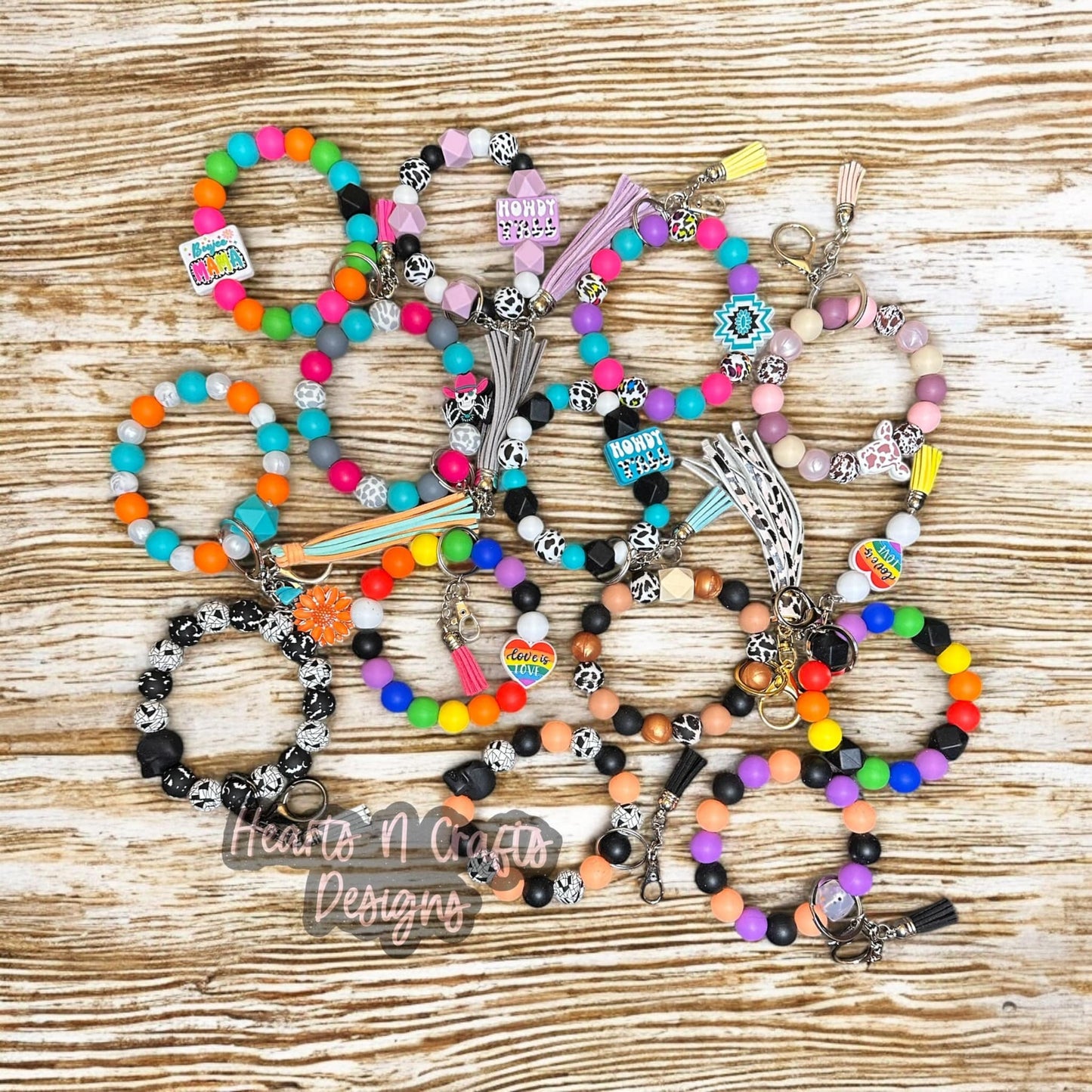 Wholesale Key Ring Wristlets (MOQ of 5)