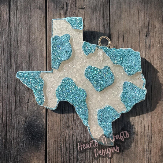 Texas Cow Print Car Freshie