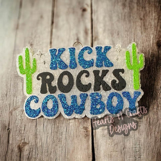 Kick Rocks Cowboy Car Freshie