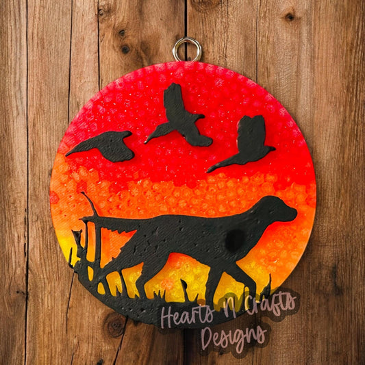 Bird Dog Hunting Car Freshie
