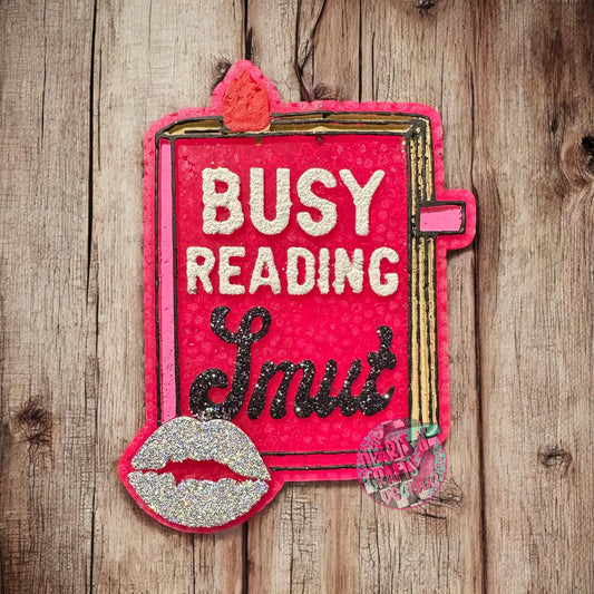Busy Reading Smut Car Freshie