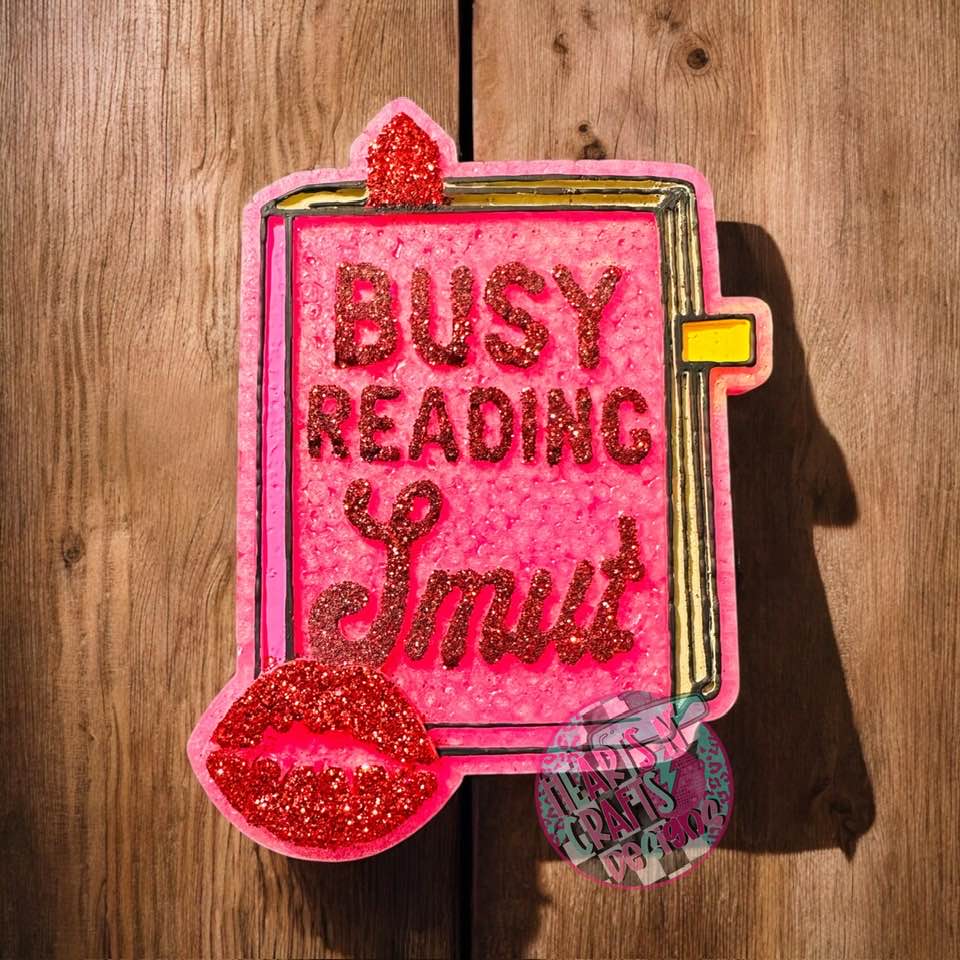 Busy Reading Smut Car Freshie