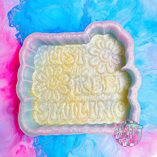 Just Keep Smiling Silicone Mold
