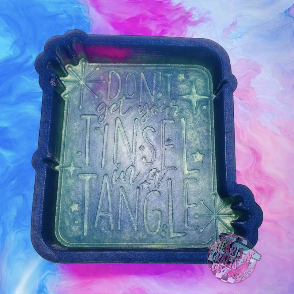 Don't Get Your Tinsel In A Tangle Silicone Mold