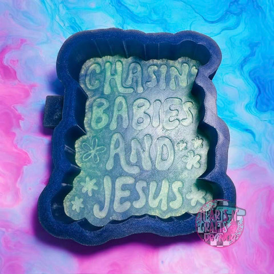 Chasin' Babies And Jesus Silicone Mold
