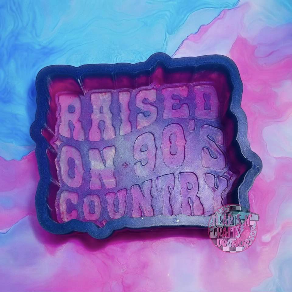 Raised On 90's Country Silicone Mold