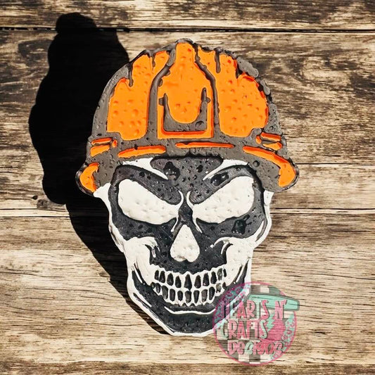 Skull Hard Hat Car Freshie