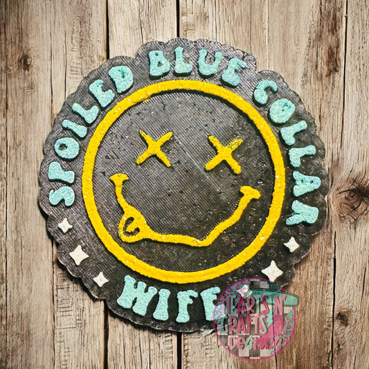 Spoiled Blue Collar Wife Car Freshie