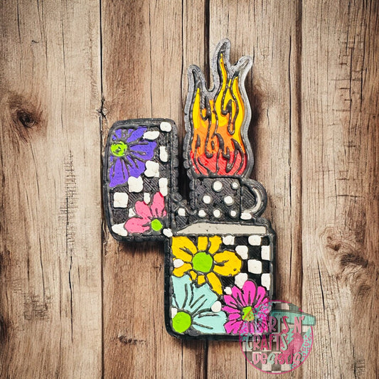 Checkered Lighter Car Freshie