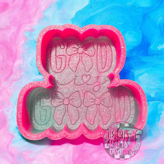 God Is Good w/ Bows Silicone Mold