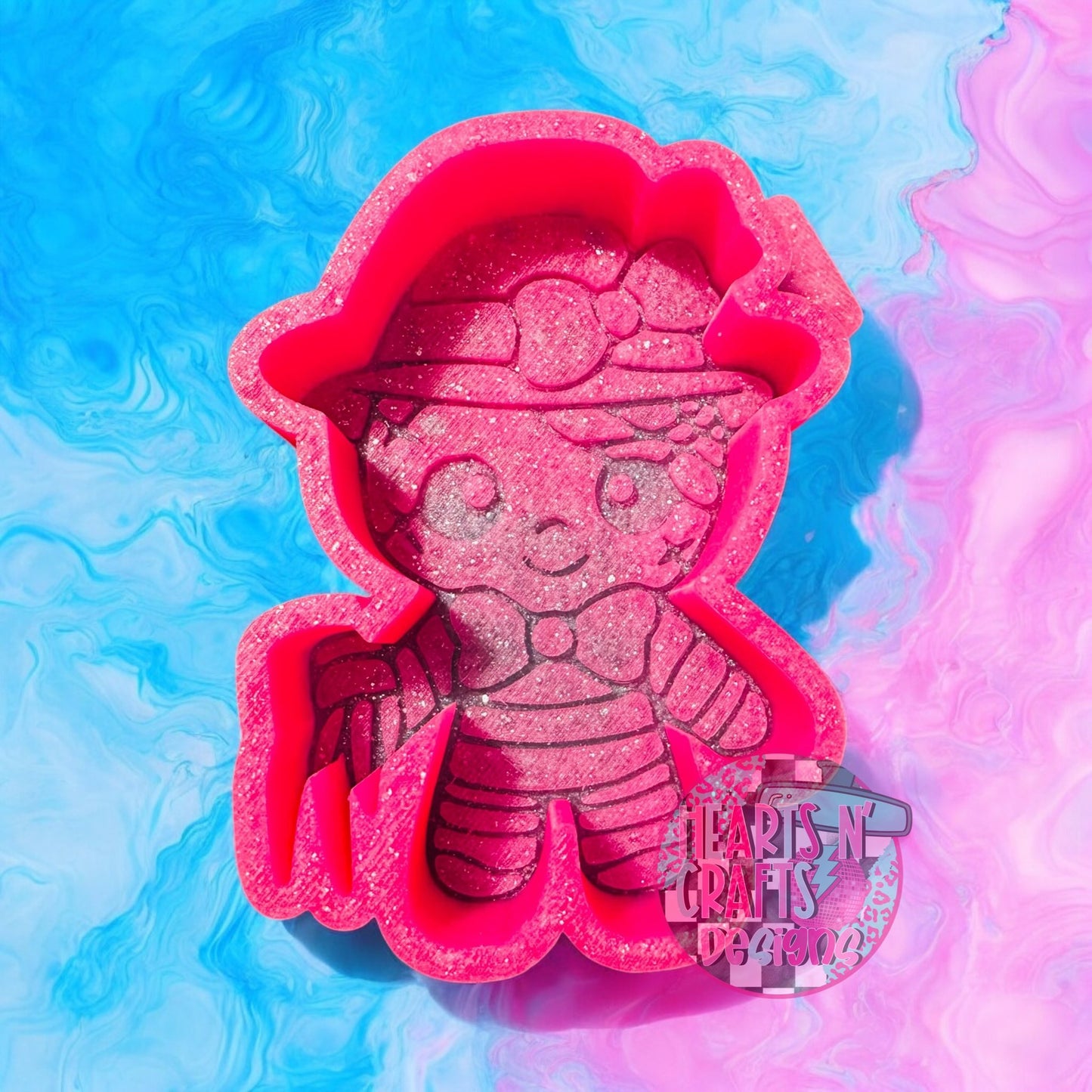 Cute Freddy Krueger Silicone Mold