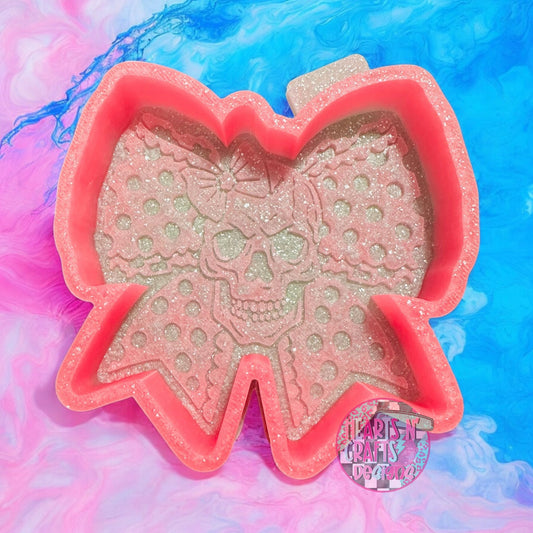 Skull Bow Silicone Mold
