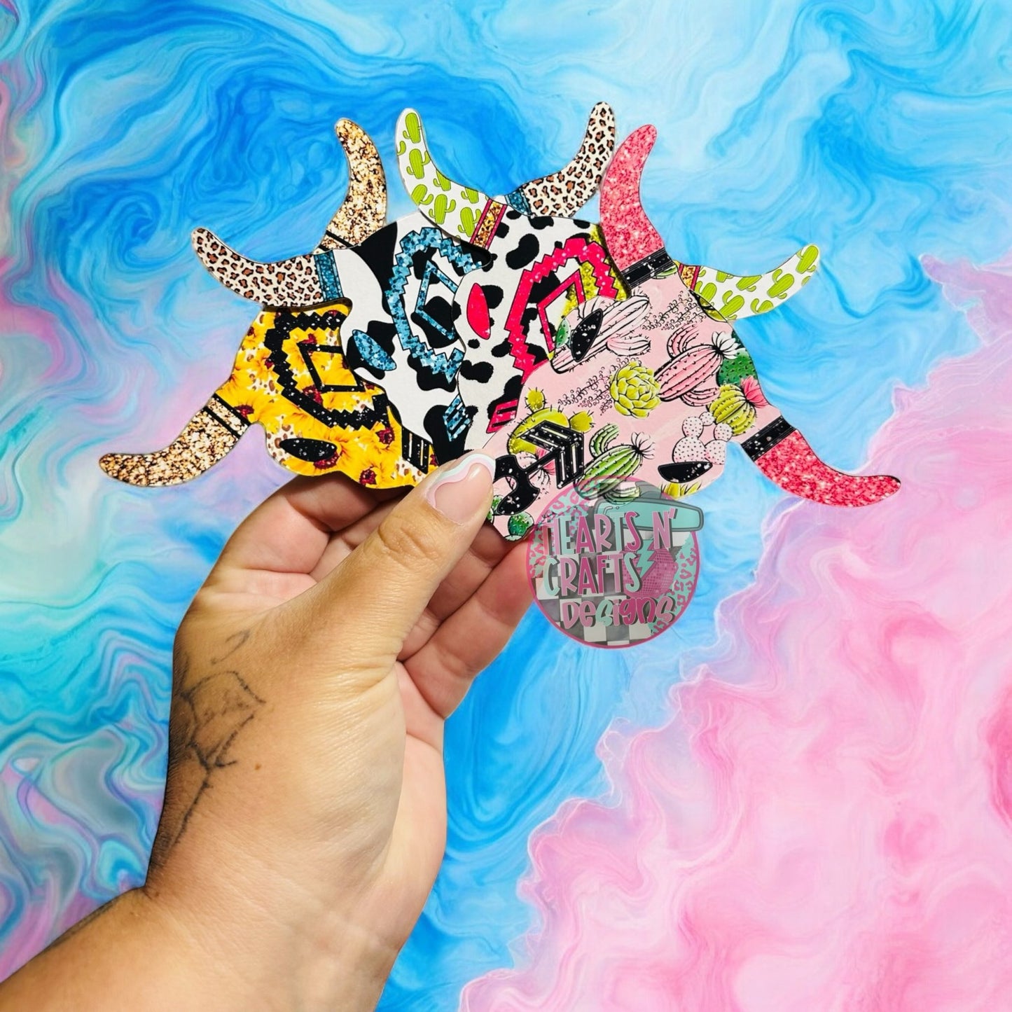 Blank Bull and Vents Cardstock