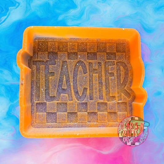 Teacher Checkered Silicone Mold