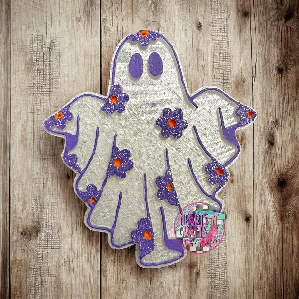 Floral Ghost Car Freshie