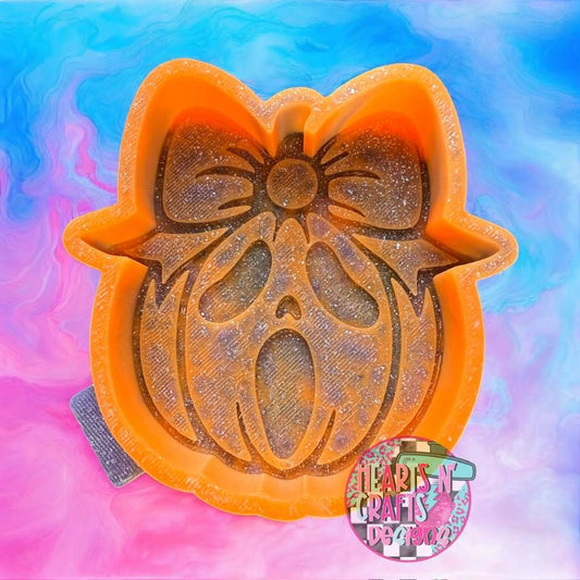 Ghost Face Pumpkin Silicone Mold
