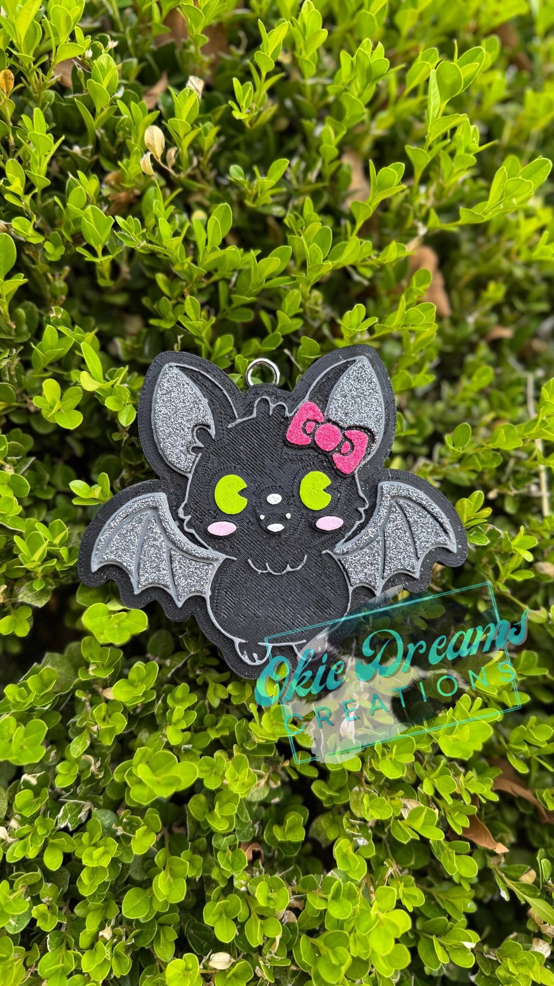 Cute Bat w/ Bow Silicone Mold