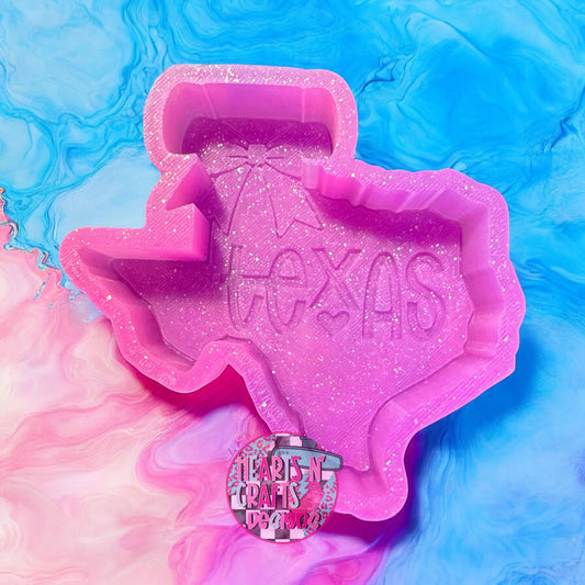 Texas with Bow Silicone Mold