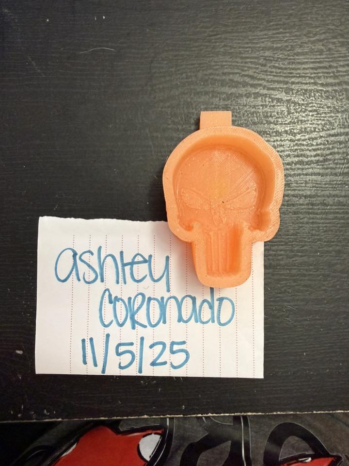 Skull Vent - Destash Mold - Hearts N Crafts