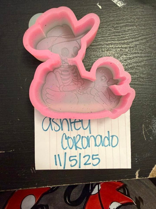 Skeleton Floaty - Destash Mold - Hearts N Crafts