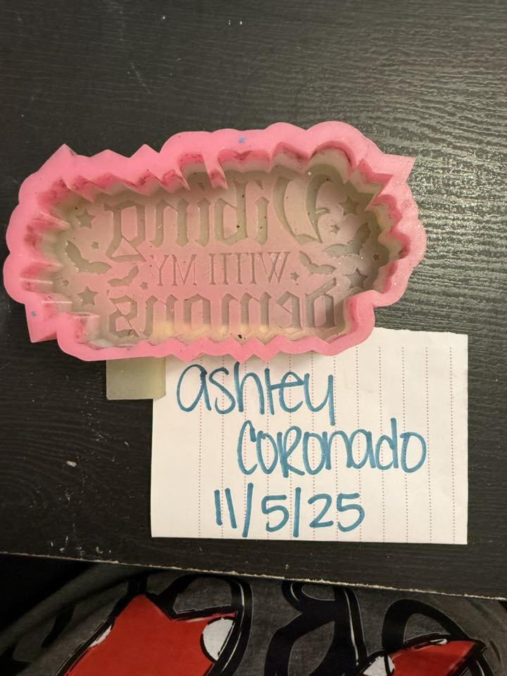 Vibing With My Demons - Destash Mold - Hearts N Crafts