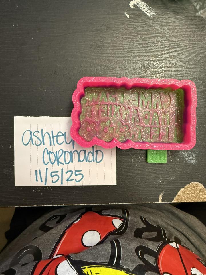 I Came I Saw I Had Anxiety I Left - Destash Mold - Hearts N Crafts