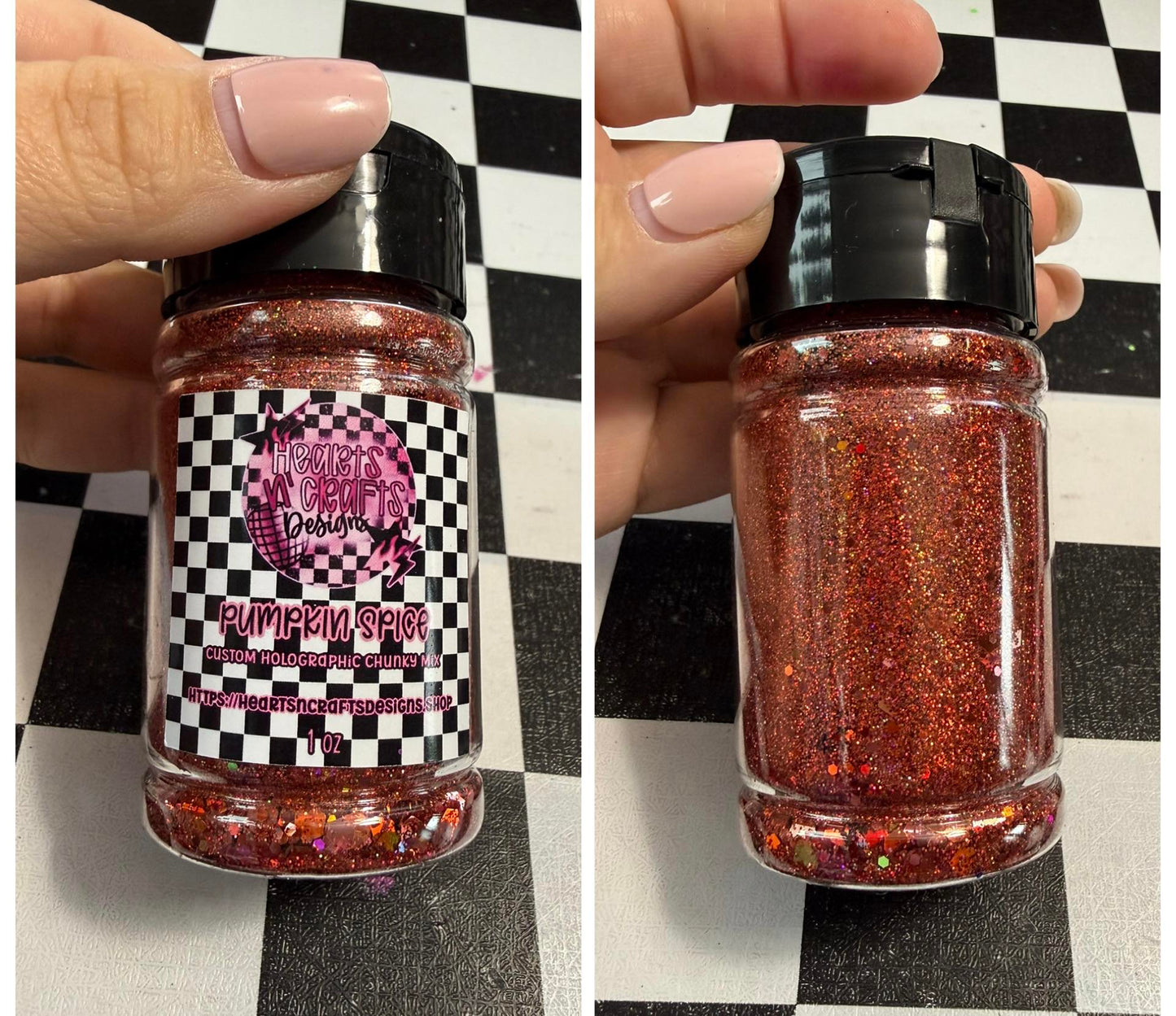 Pumpkin Spice Holographic Chunky Mix - 1 oz