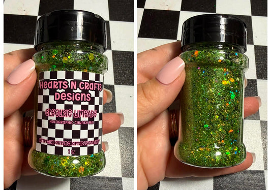 Electric Limeade Holographic Chunky Mix - 1 oz