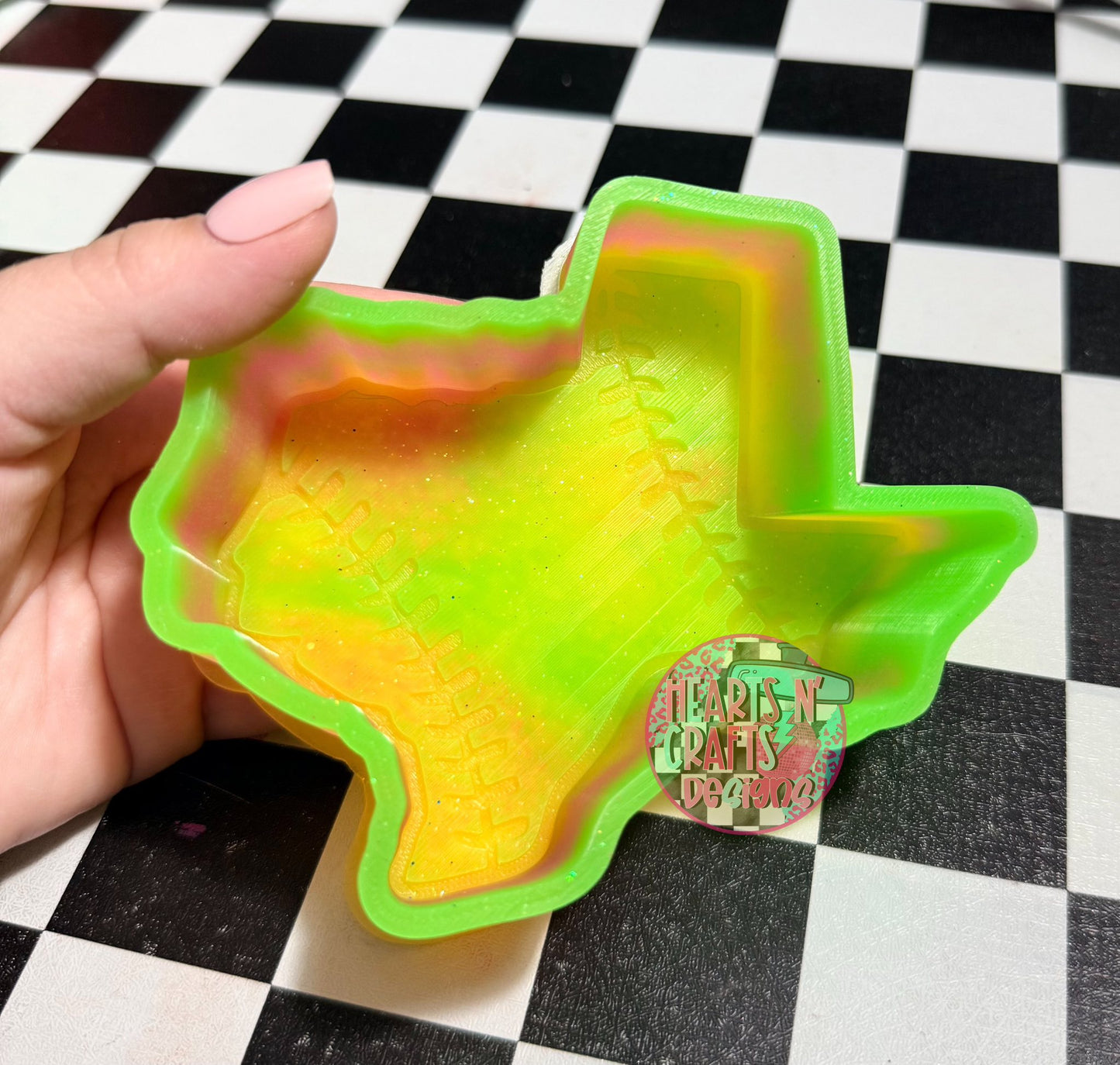 Texas Baseball / Softball Silicone Mold