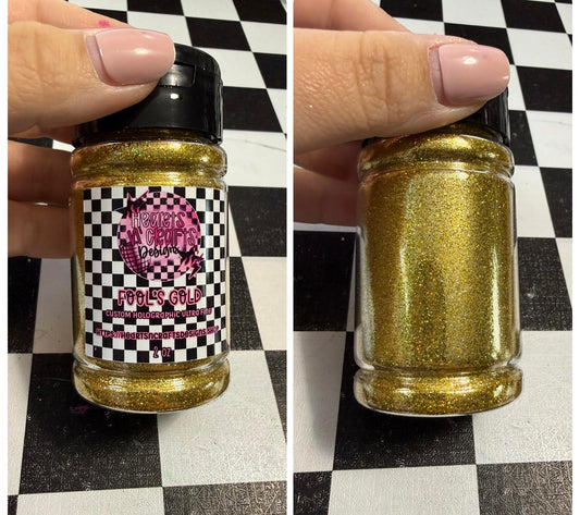 Fool's Gold Holographic Ultra Fine Glitter - 2oz