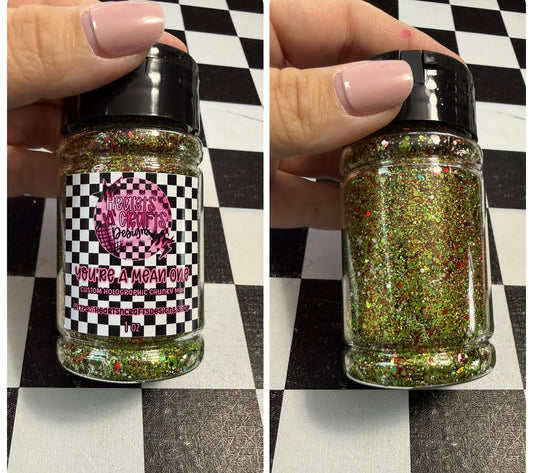 You're A Mean One Holographic Chunky Mix - 1 oz