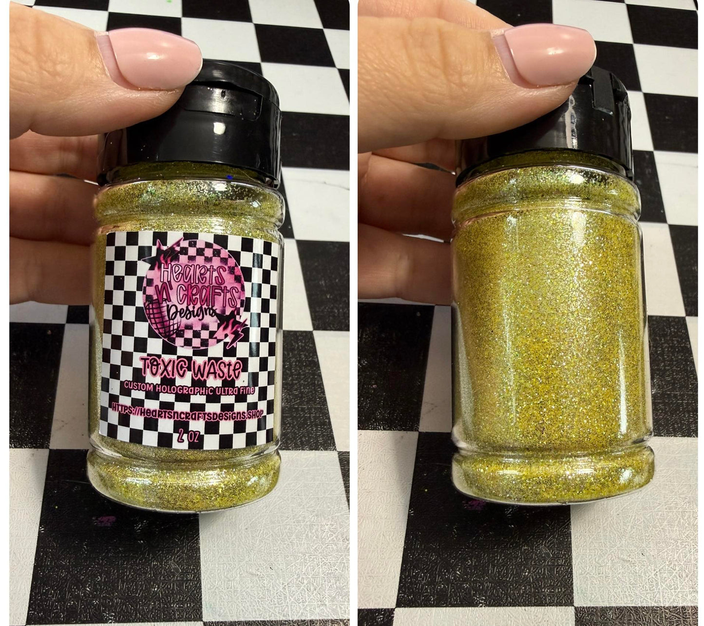 Toxic Waste Holographic Ultra Fine Glitter - 2oz