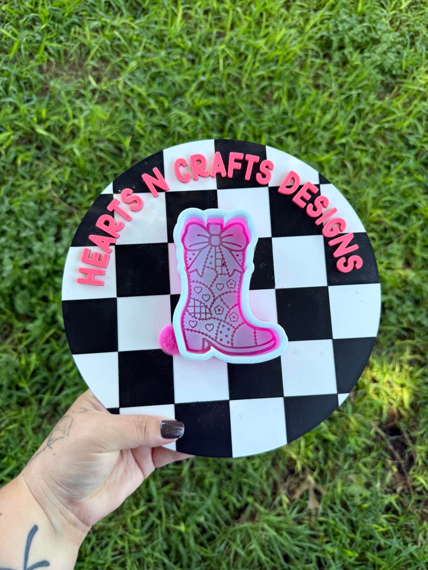 Patchwork Boot Silicone Mold