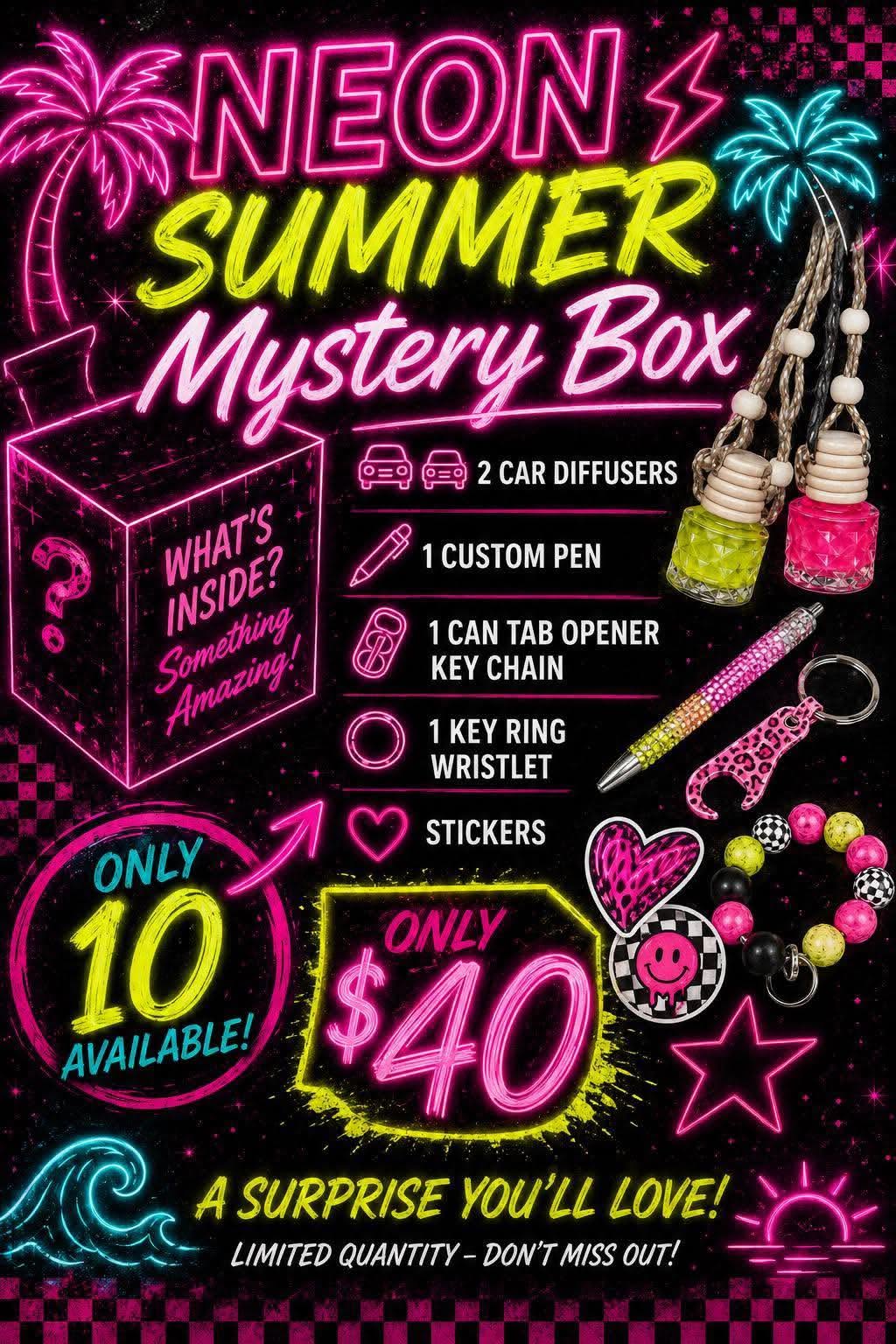 Neon Summer Mystery Boxes (Non-Freshie Makers)