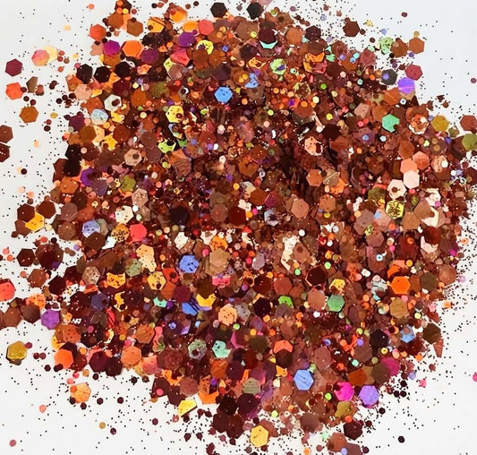 Desert Rose Holographic Chunky Mix - 1 oz