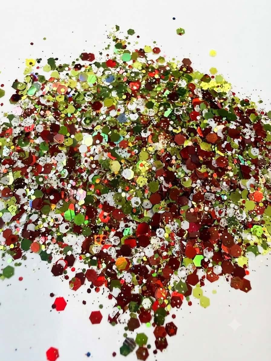 You're A Mean One Holographic Chunky Mix - 1 oz