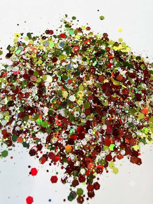You're A Mean One Holographic Chunky Mix - 1 oz