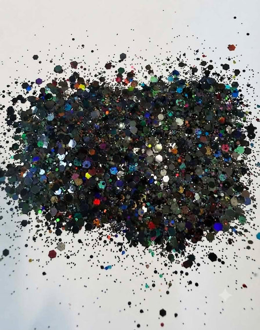 Midnight Magic Holographic Chunky Mix - 2 oz
