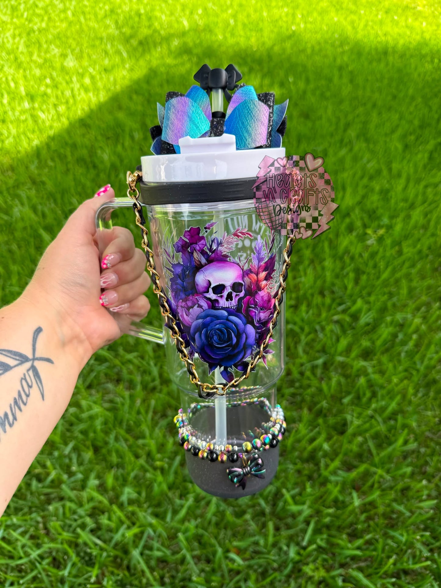 Clear Tumblers w/ Handles