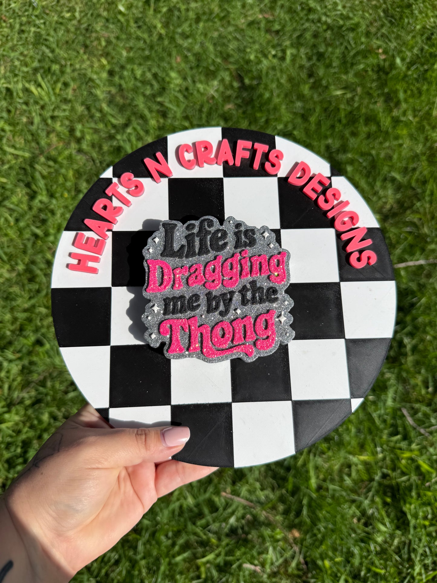 Life Is Dragging Me By The Thong Silicone Mold