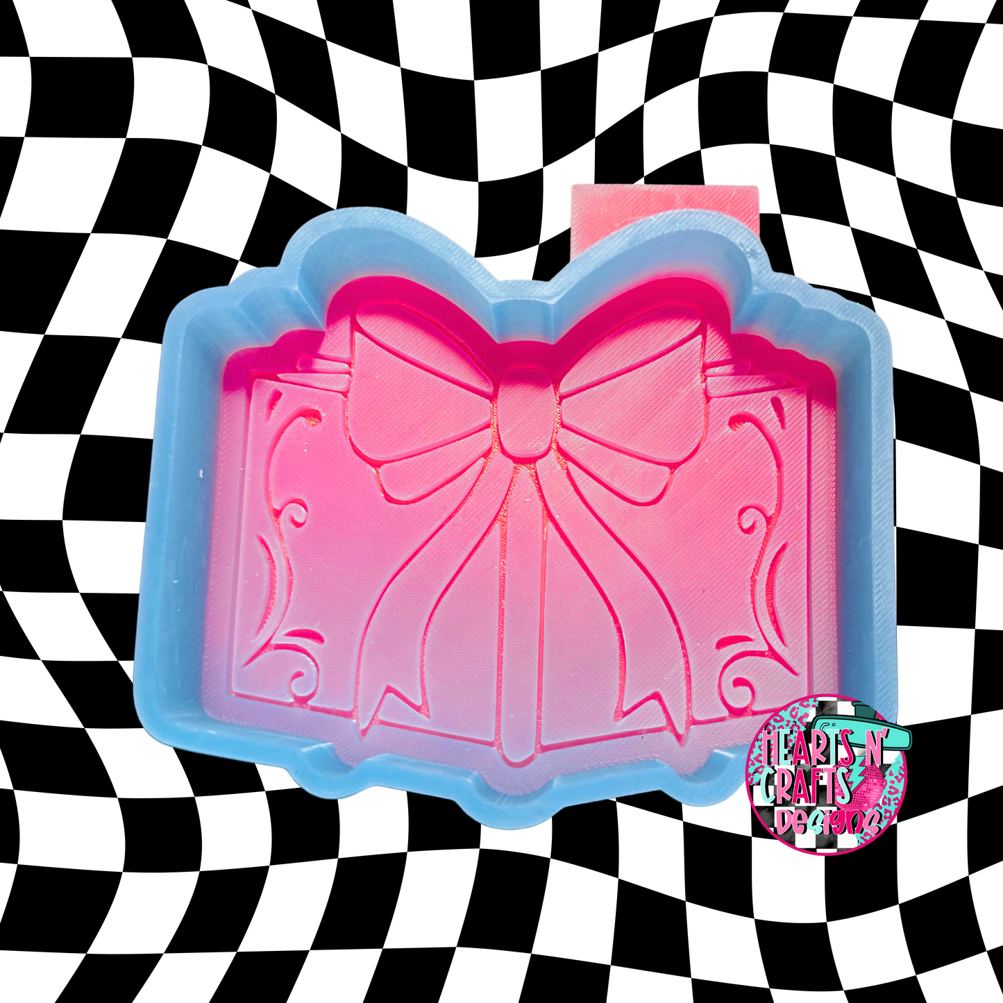 Book w/ Bow Silicone Mold