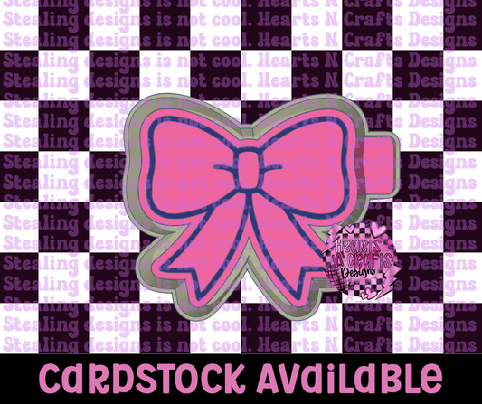 Coquette Bow 2 Silicone Mold