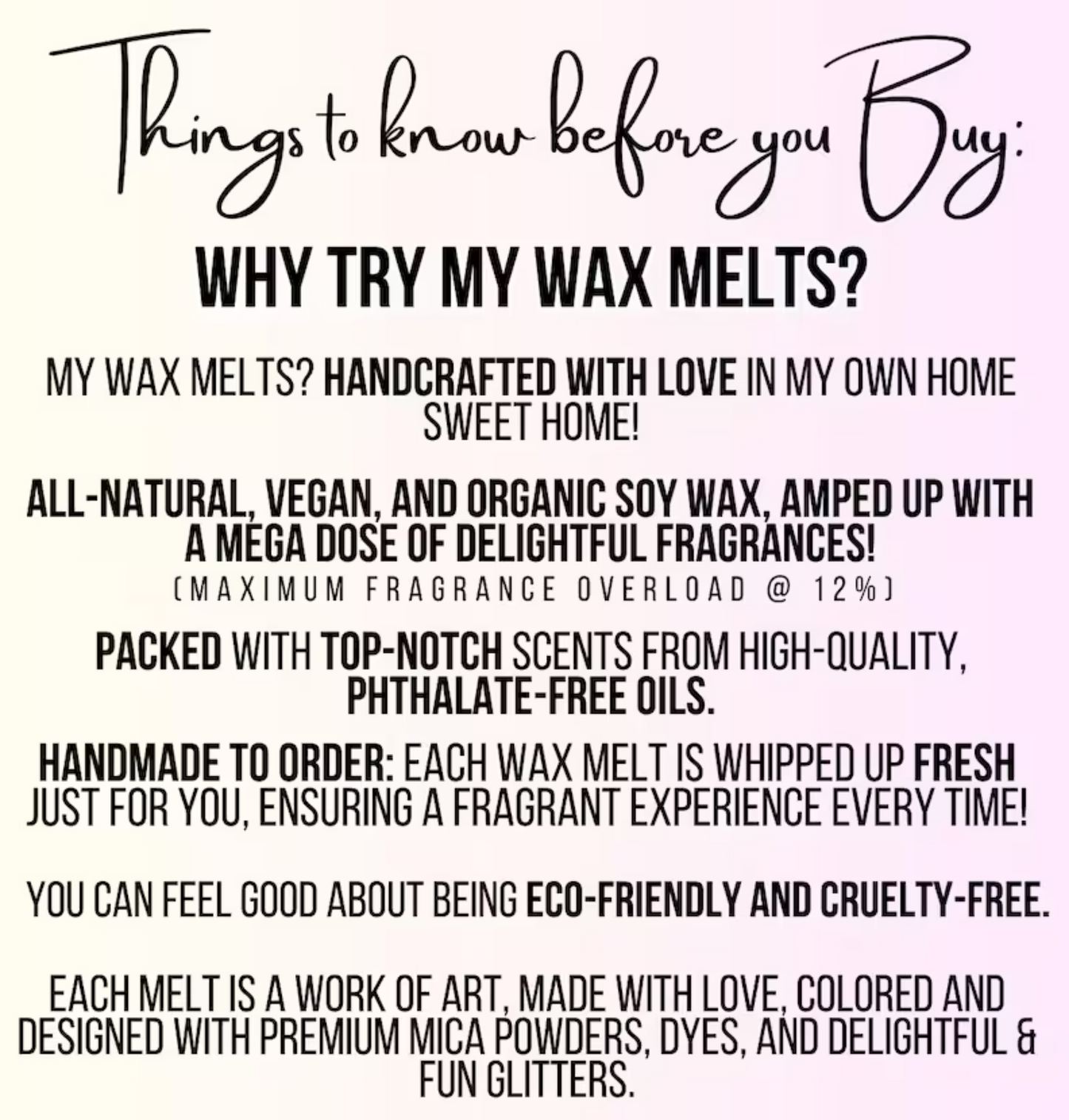 Mushroom Wax Melts