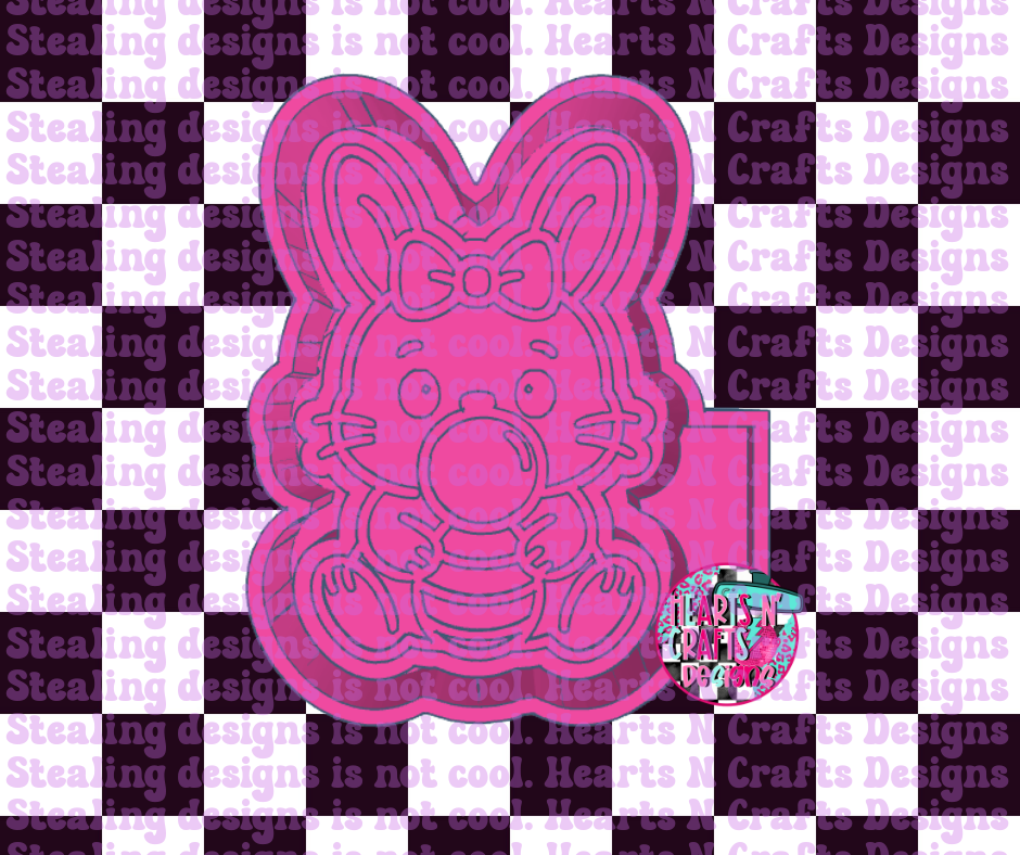 Bubble Gum Bunny Silicone Mold