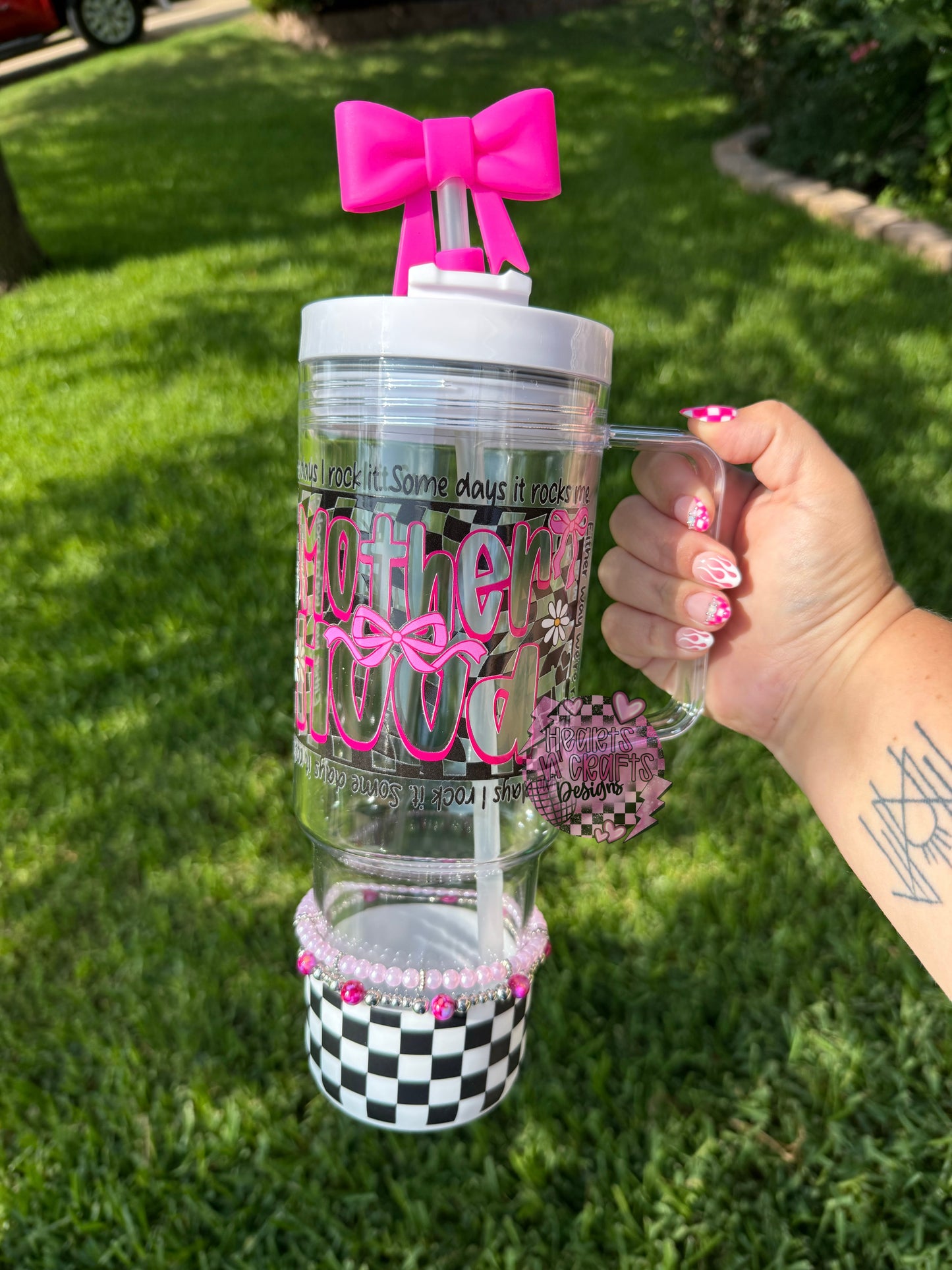Clear Tumblers w/ Handles