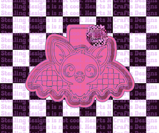 Checkered Bat Silicone Mold